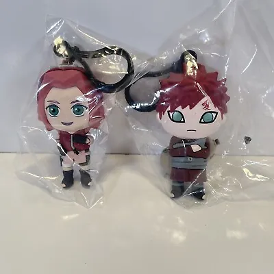 2 MONOGRAM NARUTO SHIPPUDEN FIGURAL BAG CLIP - Sakura And Gaara • $13.99