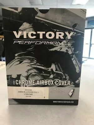 2876300 NOS OEM Victory Motorcycles Vented Chrome Airbox Cover Part # 2876300 • $10.85