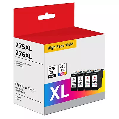 PG-275XL CL-276XL Ink Cartridge Compatible For Canon 275 276 PIXMA TR4720 TS3500 • $30.95