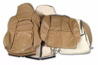 Corvette C4  Leather-Like  Vinyl Seat Covers Beige Standard 1994-1996 • $667.99