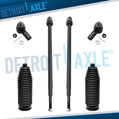 $48.54 • Buy 4pc Inner Outer Tie Rod Rack Boots Kit For 2002 2003 2004 2005 2006 Honda CR-V