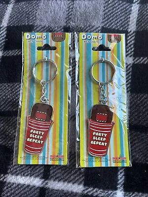 Domo Keychain Lot Of 2 /Party- Sleep- Repeat • $12