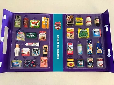 Coles Little Shop 2 Mini Collectables FULL NEW SET OF 30 MINIS With CASE • $90