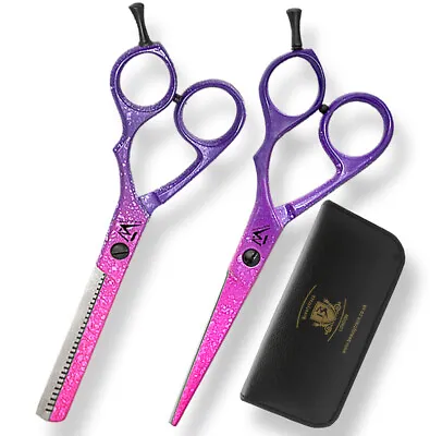 Sharp Hair Scissors Set Barber Salon Hairdressing Cutting Thinning Scissor/Shear • £19.79