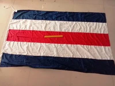 C - VINTAGE Nautical Sailboat Boating Flag - Signal Flag FROM SHIP SALVAGE (11) • $15.99