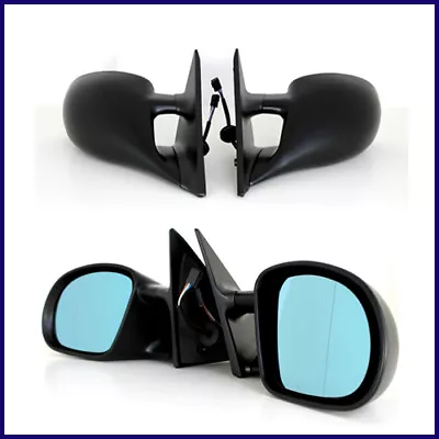 M3 Style Power Side Mirror Mirrors Metal Base Bmw E36 Coupe Convertible Pair Set • $225