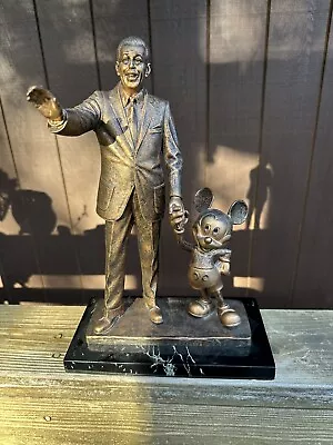 Walt Disney Mickey Mouse Partners Blaine Gibson Cold Cast Bronze 14.5” Statue • $75