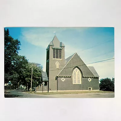 Postcard Maine Vinalhaven ME Union Church 1968 Chrome Posted • $1