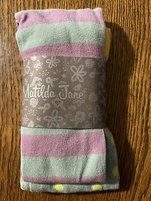 F Matilda Jane Treacle Tights New NWT 12-14 Striped Polka Dots Once Upon A Time • $12.95