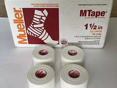 Lot Of 4 Mueller M Tape 1.5 In X 15 Yd • $17.99