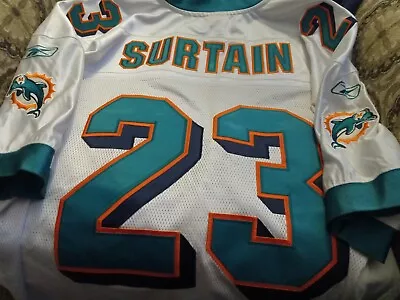 Miami Dolphins White Jersey #23 Surtain Size 56 Stitched Smoke-free • $49.99
