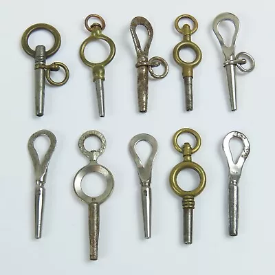 English Antique Steel Pocket Watch Keys • $8.50