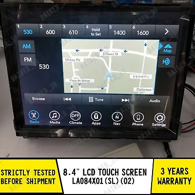 17-22 8.4  Uconnect 4C UAQ LCD Touch-Screen Radio Navigation LA084X01-SL02 • $112.17