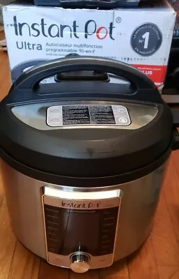 Instant Pot Ultra60 10 In 1 Multi Use Programmable Pressure Cooker 6 Qt. DAMAGED • $99