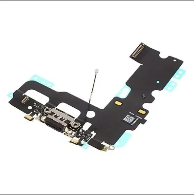 Genuine Apple IPhone 7 Charging Port With Flex Cable - Black - Original OEM Part • £3.49