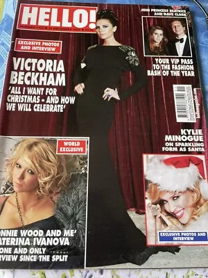 Hello#1103 Victoria Beckham Jane Fonda Kate Middleton Rachel Riley Kylie Minogue • £12.99