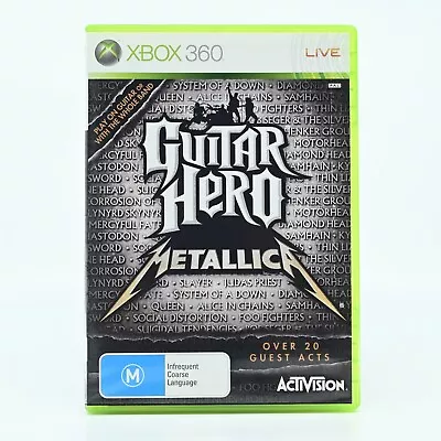 Guitar Hero - Metallica - Xbox 360 Game - PAL - FREE POST! • $26.99