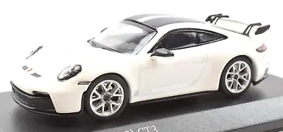 Minichamps 64 Carrera White Porsche 992 911 GT3 1:64 Scale Diecast Car 643061009 • $20.99