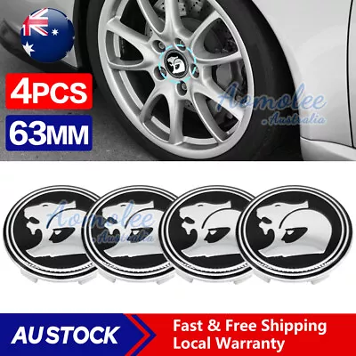 Set Of 4 Wheel Centre Caps For Holden 63mm HSV Coupe VZ VE VF EX GTS Commodore • $26.95