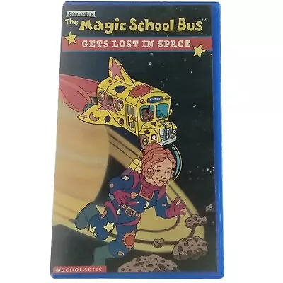 The Magic School Bus Gets Lost In Space VHS 1995 Scholastic Clamshell  • $4.99