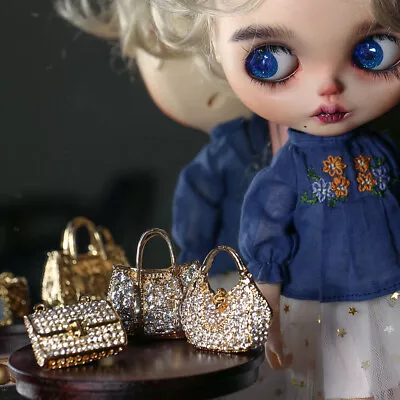 Dollhouse Miniature 1/6 Scale Fashion Purse Tote Bag Knapsack Backpack 11.5  • $5.99
