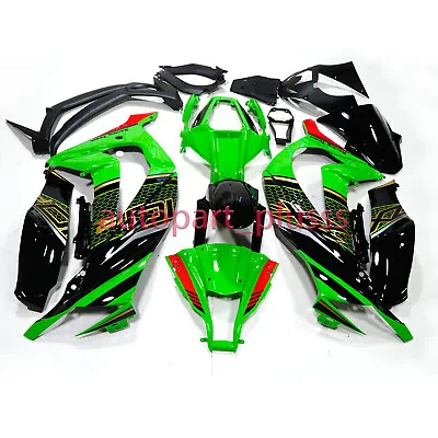 Fit For Kawasaki Injection Fairing Ninja 2011-2015 ZX10R Green Black Kit • $429