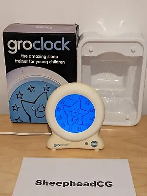 £14.99 • Buy The Gro Company Groclock Sleep Trainer Aid Baby Toddler Alarm Night Light Boxed