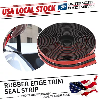 Edge Rubber Seal Windshield Seal Strip Windshield SealantT Shape Sealing Strip • $10.69