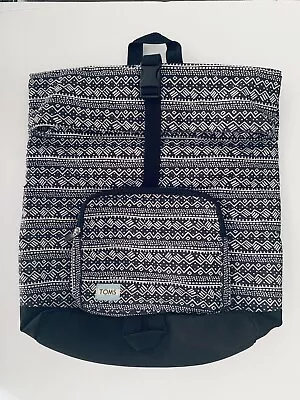 TOMS Canvas Trekker Backpack Tote Bag Boho Back-to-School XL 15x18 EUC • $12.60