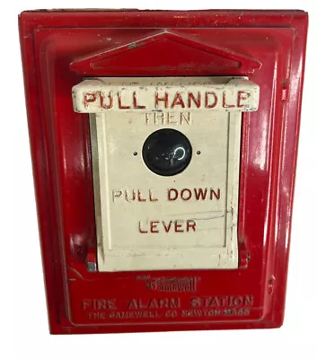 Gamewell Fire Alarm Box Station Vintage Red Industrial Design No Guts As Is • $257.57