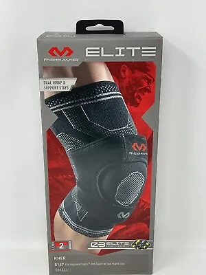 McDavid 5147 ELITE Engineered Elastic Knee Support W/ Dual Wrap & Stays!! • $35
