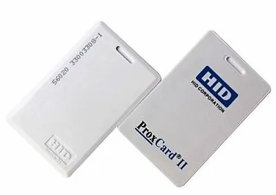 75 Pack HID Cards 1326 ProxCard II Access Control Cards Key Fob 26 Bit 125 KHz   • $165