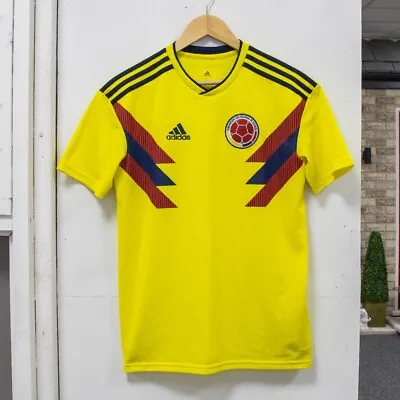 Columbia 2018/19 Home Adidas Football Shirt  (XL Youth) Adidas Great Condition • £18