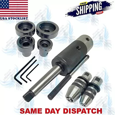 NEW MT2 Lathe Tailstock Tap And Die Holder Set Sliding Floating Type MT2 Shank • $71.50