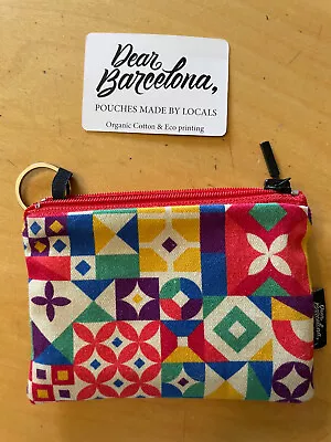 Monadero Artisan Pouch Wallet Dear Barcelona New Modernist Tiles Model • $17.54