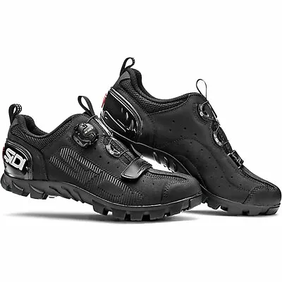 Sidi Men's SD15 Mountain Bike MTB Shoes Black EUR 42 / US 8 • $207.99