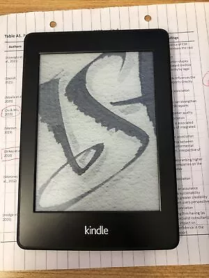 Amazon Kindle Paperwhite 6th Generation 2GB Wi-Fi 6 Inch E-reader - Black • £2.99