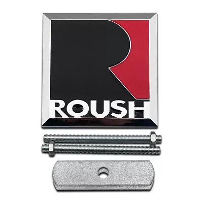 Chrome Metal  Car Grille Emblem 3D Sport Turbo Grill Badge For Roush • $13.44