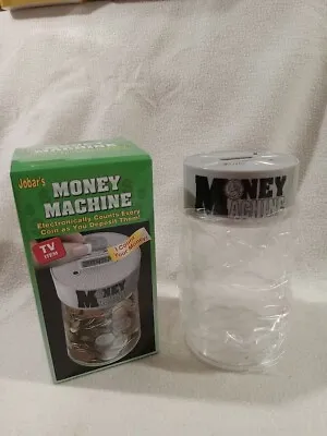 Jobars Money Machine TV Item Digital Coin Jar Coin Bank Savings New Open Box • $6.99