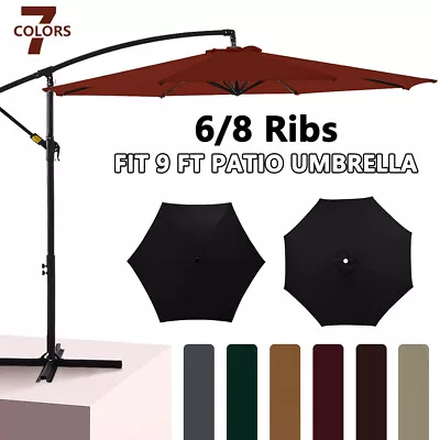 9ft Patio Umbrella Canopy Top Cover Replacement Fits 6/8 Ribs (Canopy Only)  • $24.49