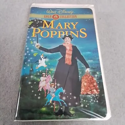 Walt Disney Home Video Mary Poppins VHS Gold Collection Edition Julie Andrews • $5.75