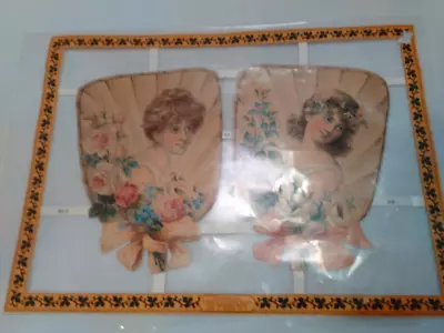 Reprinted From A History Of PRINTED SCRAPS Wall Art Picture 70's Ladies • $15