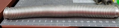 $72.50 • Buy 20  X 1 ½” Stainless Vacuum Bellows Flexible Pipe Corrugated Hose ISO KF40 [AOB4