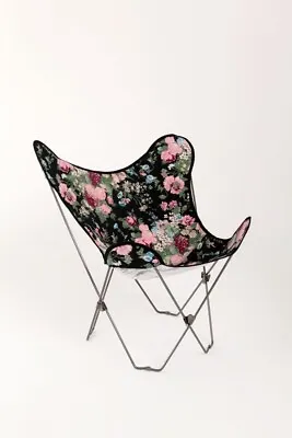 New Urban Outfitters Floral Printed Butterfly Chair Cover • $44.25