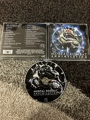MORTAL KOMBAT ANNIHILATION Soundtrack CD (1997) Megadeth Rammstein KMFDM • $6.99