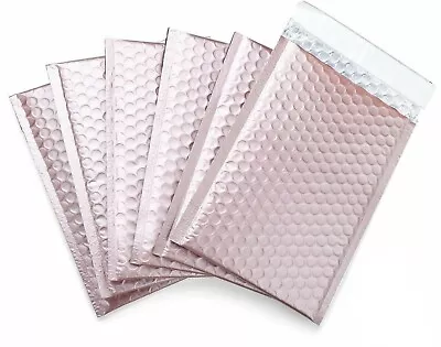 Any Size Color MATTE METALLIC Poly Bubble Mailers Mailing  Padded Envelopes USA • $199.99