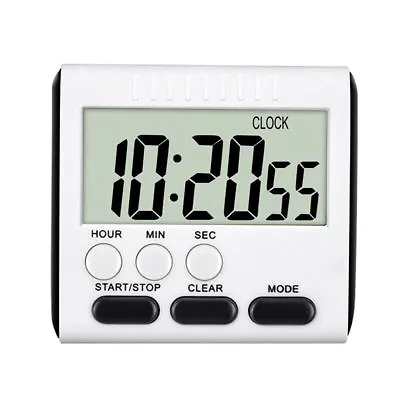 Large Digital LCD Kitchen Cook Timer Count-Down Up Clock Alarm Magnetic Tool • $3.99