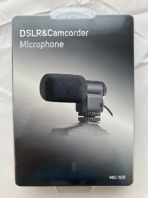 DSLR & Ccamcorder Directional Stereo Microphone MIC-109 - Nikon/Canon - New • $29.99