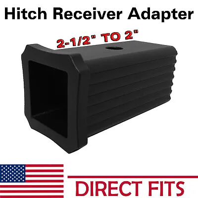 2-1/2  To 2  Trailer Towing Hitch Reducer Receiver Insert Sleeve Mount Adapter • $15.60