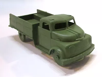 Vintage 1950's Toy Army Green Plastic 5.25  Long Military Truck • $15